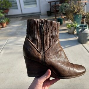 Frye Wedge ankle boots